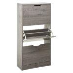 Παπουτσοθήκες Wood Shoe Rack 3Drw Grey 18P Five 160392A