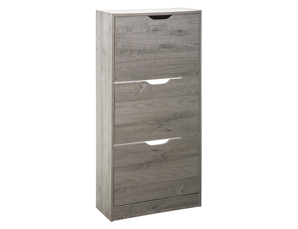 Παπουτσοθήκες Wood Shoe Rack 3Drw Grey 18P Five 160392A