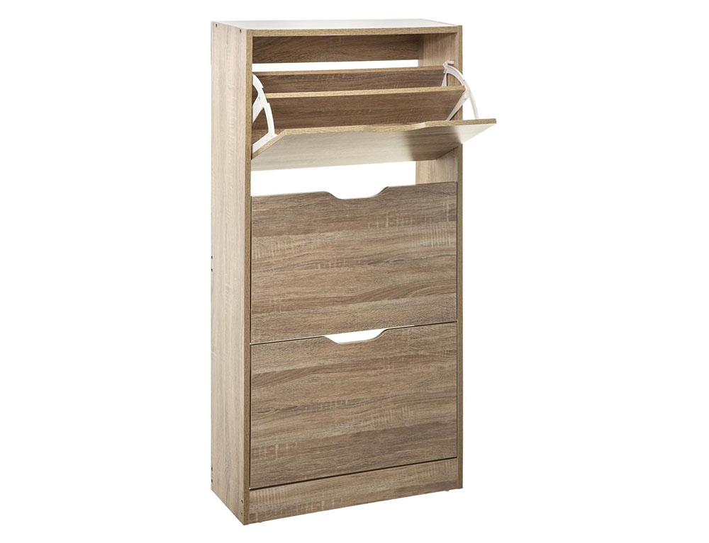 Παπουτσοθήκες Wood Shoe Rack 3Drw Nat 18P Five 160392D