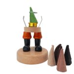 Παραδοσιακοί Ξύλινοι Smokers Smoke Figure Wood  7X15X6Cm,(10040744) 30105-14