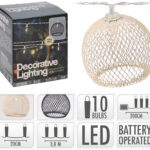Party Lights Led Lights 10 Lamps Metal 109000130