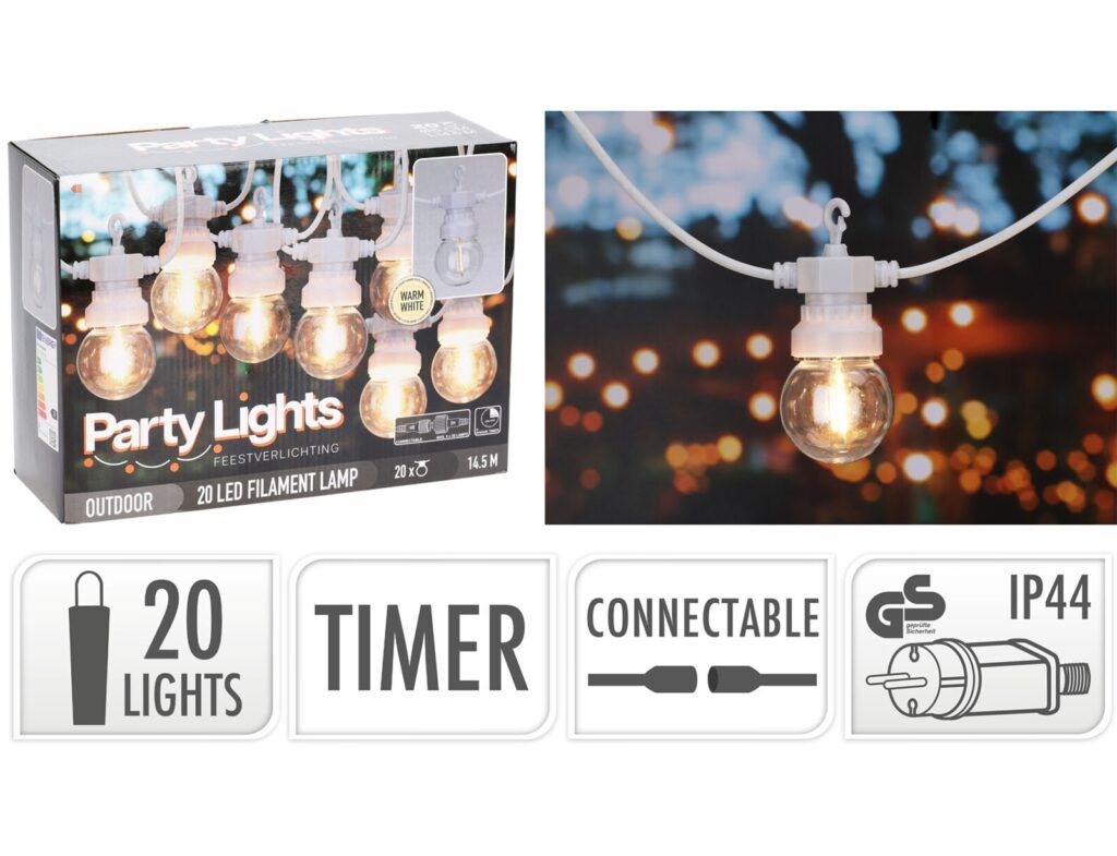 Party Lights String Light 20L Warm White