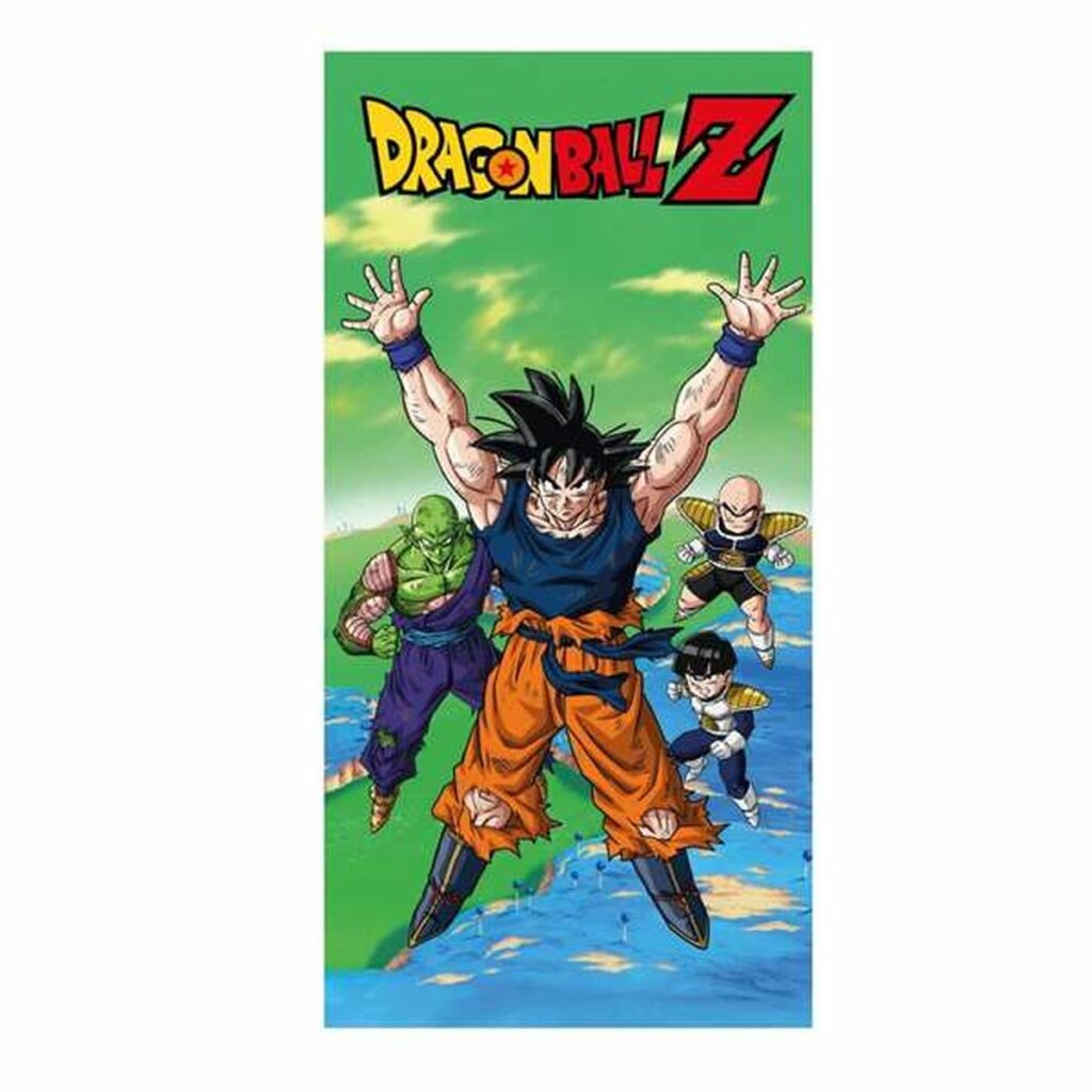 Πετσέτα θαλάσσης Dragon Ball Πολύχρωμο 70 x 140 cm