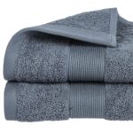 Πετσέτες Μπάνιου Dark Grey Hand Towel 450 50X90 Atmosphera 125867L