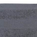Πετσέτες Μπάνιου S/2 Dark Grey Gloves 450Gsm Atmosphera 125865L