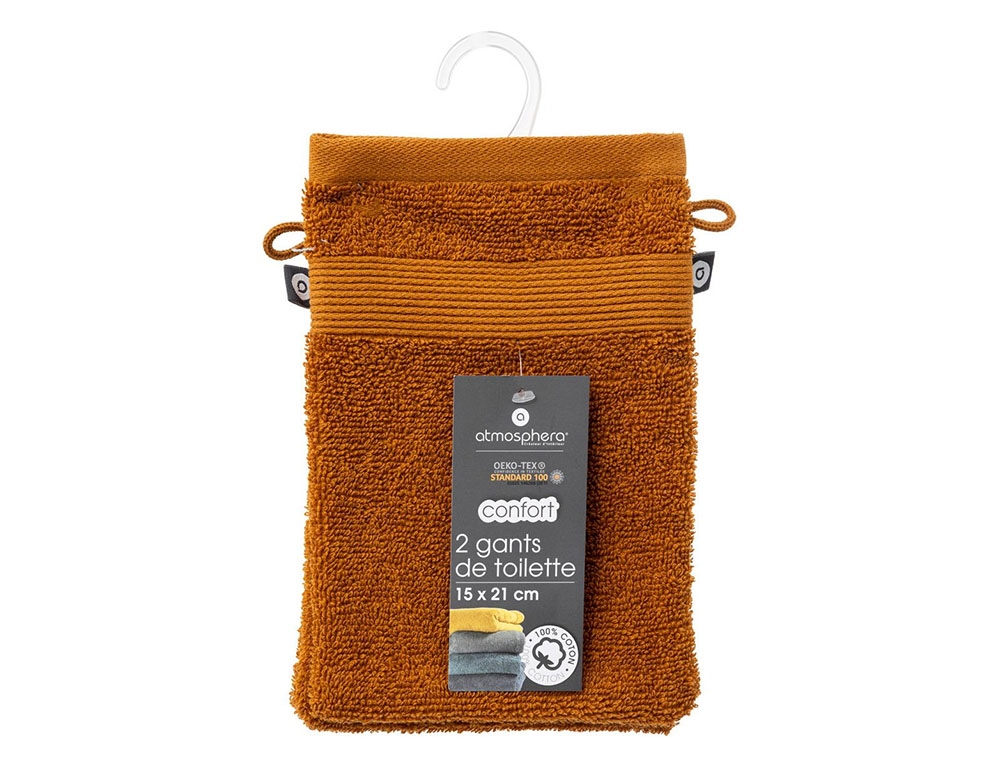 Πετσέτες Μπάνιου S/2 Gloves 450Gsm Cin 15X21 Atmosphera 125865X