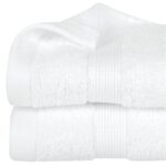 Πετσέτες Μπάνιου White Guest Towel 450 30X50 Atmosphera 125866Z