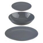 Πιάτα - Σετ Δείπνου/Καφέ 18P Set Colorama Grey 154520C