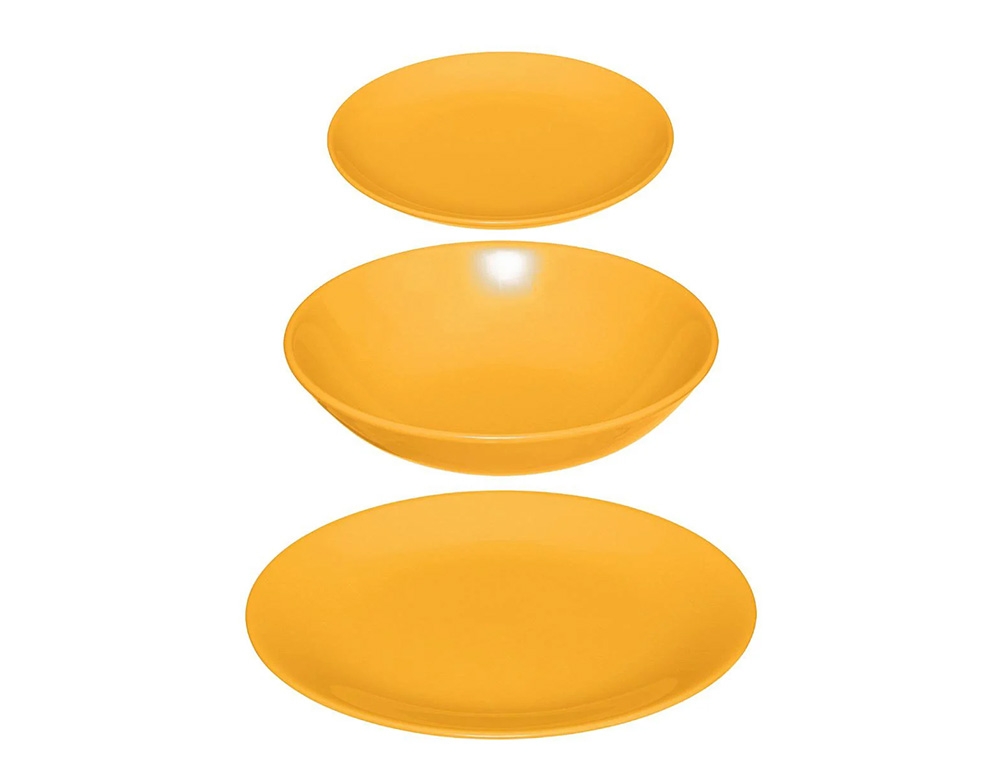 Πιάτα - Σετ Δείπνου/Καφέ 18P Set Colorama Yellow 154520K