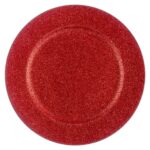 Πιάτα - Σετ Δείπνου/Καφέ Glitter Pres. Round Plate Red 147108Rg