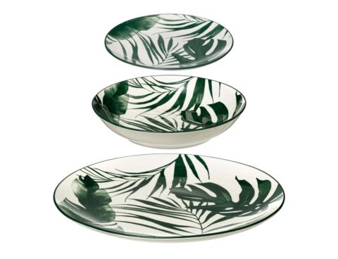 Πιάτα - Σετ Δείπνου/Καφέ Set 18P Palme Green 154822B