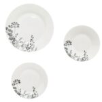 Πιάτα - Σετ Δείπνου/Καφέ Set 18P White Floral 154916