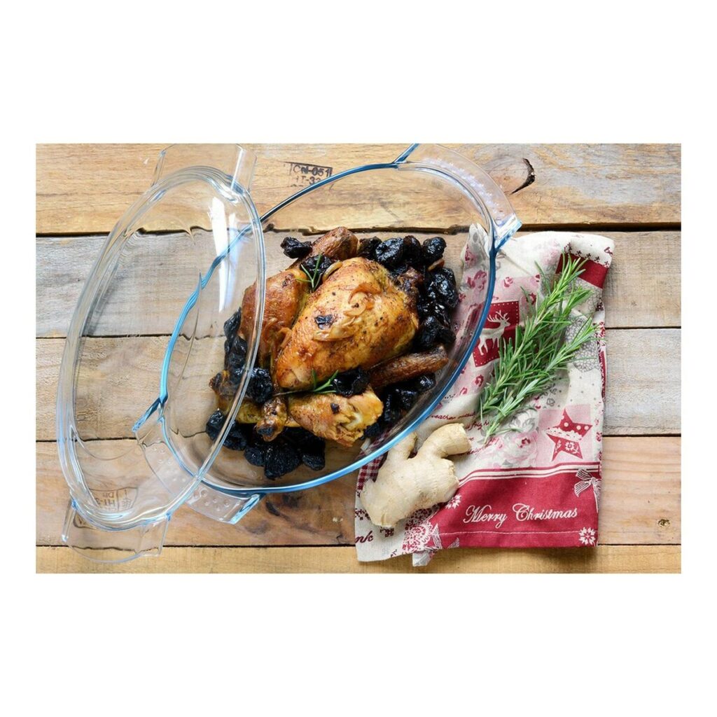 Πιάτο ψησίματος Pyrex 1040712 Λευκό Διαφανές 6 L 4,5 g 4,5 L