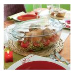 Πιάτο ψησίματος Pyrex 1040712 Λευκό Διαφανές 6 L 4,5 g 4,5 L