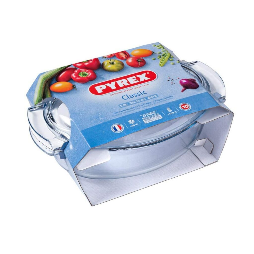 Πιάτο ψησίματος Pyrex 1040712 Λευκό Διαφανές 6 L 4,5 g 4,5 L