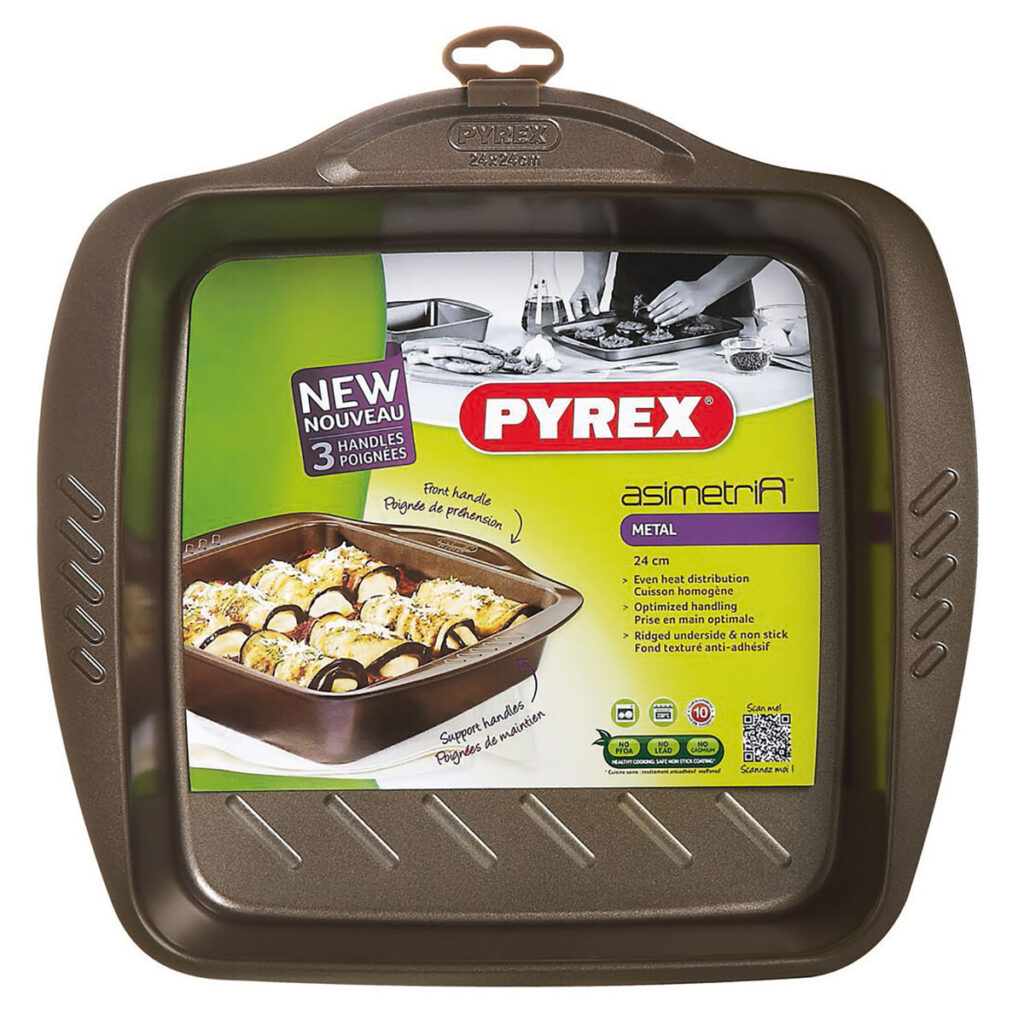 Πιάτο ψησίματος Pyrex Καφέ Μέταλλο