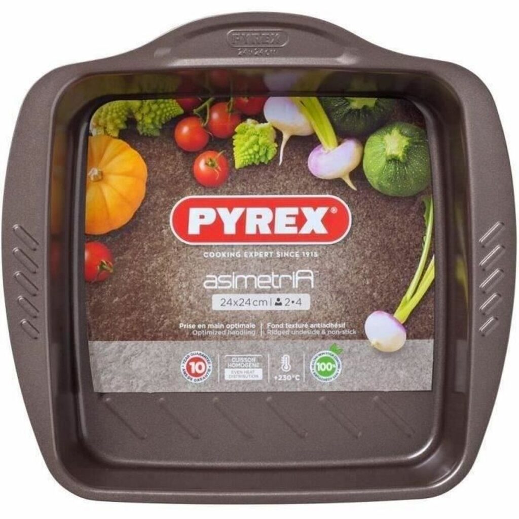Πιάτο ψησίματος Pyrex Καφέ Μέταλλο
