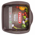 Πιάτο ψησίματος Pyrex Καφέ Μέταλλο