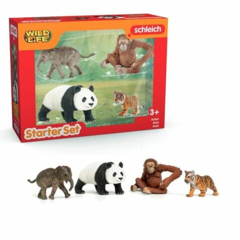 Playset Schleich My First Asian Animals 4 Τεμάχια