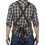Ποδιές Κουζίνας Coated Canvas And Leather Apron Livoo Gs166