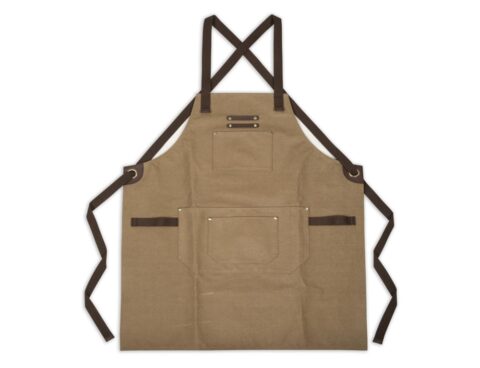 Ποδιές Κουζίνας Coated Canvas And Leather Apron Livoo Gs166