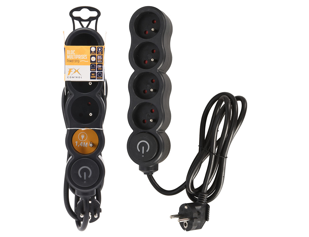 Πολύμπριζα Power Socket Fx Tools 4Way 140Cm French Kt9000210