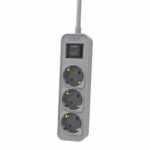 Πολύπριζο με 3 Πρίζες με διακόπτη Philips CHP2134G/12