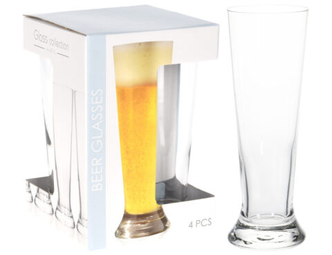 Ποτήρια, Κούπες & Κανάτες Beer Glass 370Ml Set 4Pcs Cc7000340