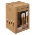 Ποτήρια, Κούπες & Κανάτες Beer Glass X4 Straight 134802