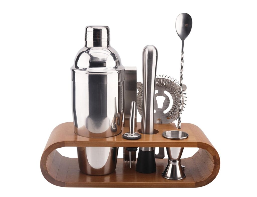 Ποτήρια, Κούπες & Κανάτες Cocktail Set W Bamboo Tray Kv7303