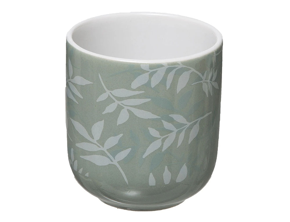 Ποτήρια, Κούπες & Κανάτες Coff 4Esp Cup Floral Green13Cl 173750