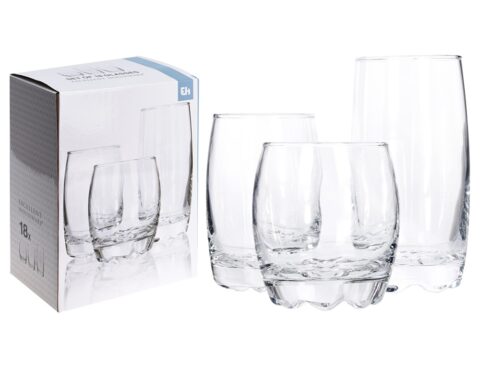 Ποτήρια, Κούπες & Κανάτες Drinking Glass Set Eh 18Pcs Cc2000180