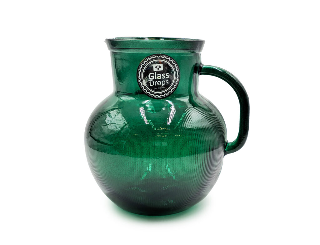 Ποτήρια, Κούπες & Κανάτες Kanata Glass Drops Ribbed 2,3L Albahaca