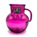 Ποτήρια, Κούπες & Κανάτες Kanata Glass Drops Ribbed 2,3L Magenta