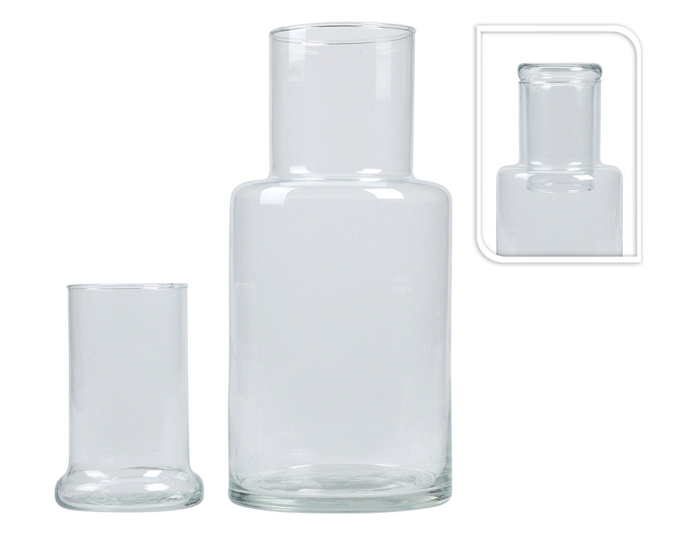 Ποτήρια, Κούπες & Κανάτες Καραφα+Ποτηρι Glass Ye1000770