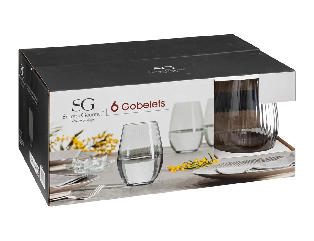 Ποτήρια, Κούπες & Κανάτες Low Tumbler X6 Midnight 54Cl 154980