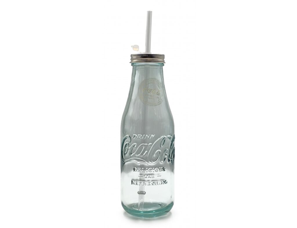 Ποτήρια, Κούπες & Κανάτες Μπουκαλι Glass Drops Coca Cola Me Πωμα 550Cc 28Cm