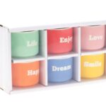 Ποτήρια, Κούπες & Κανάτες Mug New Bone Porcelain 6Pcs Q80000980