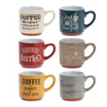 Ποτήρια, Κούπες & Κανάτες Mug Stoneware Set Of 6Pcs Q80000960
