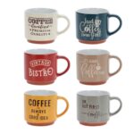 Ποτήρια, Κούπες & Κανάτες Mug Stoneware Set Of 6Pcs Q80000970