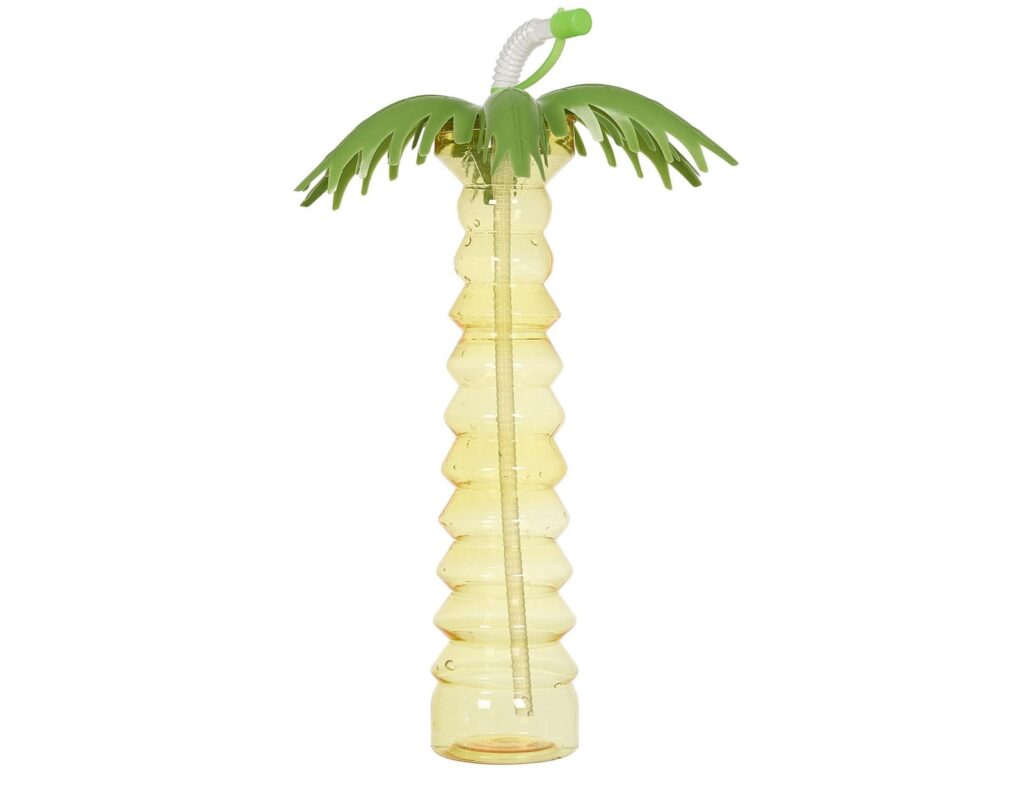 Ποτήρια, Κούπες & Κανάτες Palm Transport Bottle With Straw 50Clm24 Ka0594