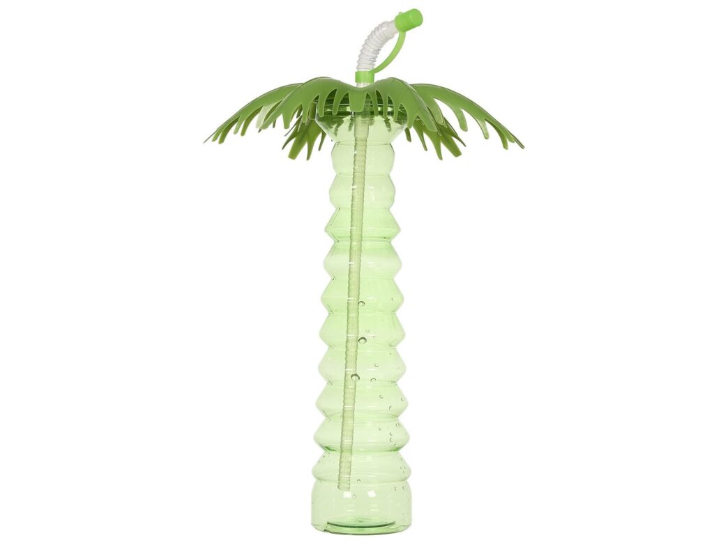 Ποτήρια, Κούπες & Κανάτες Palm Transport Bottle With Straw 50Clm24 Ka0594