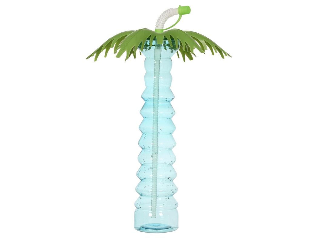 Ποτήρια, Κούπες & Κανάτες Palm Transport Bottle With Straw 50Clm24 Ka0594