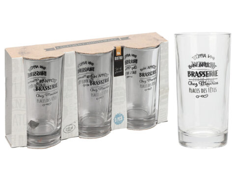 Ποτήρια, Κούπες & Κανάτες Ποτηρια Σετ 3 Glass 295Ml Ye6300850