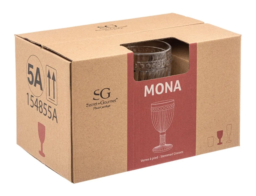 Ποτήρια, Κούπες & Κανάτες Wine Glass X1 Mona 25Cl 154855A