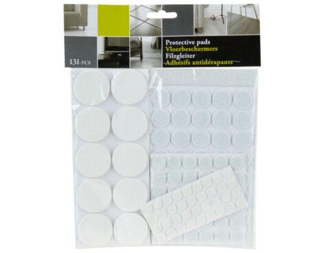 Προστατευτικά Επίπλων Anti Slip Set 131Pcs White