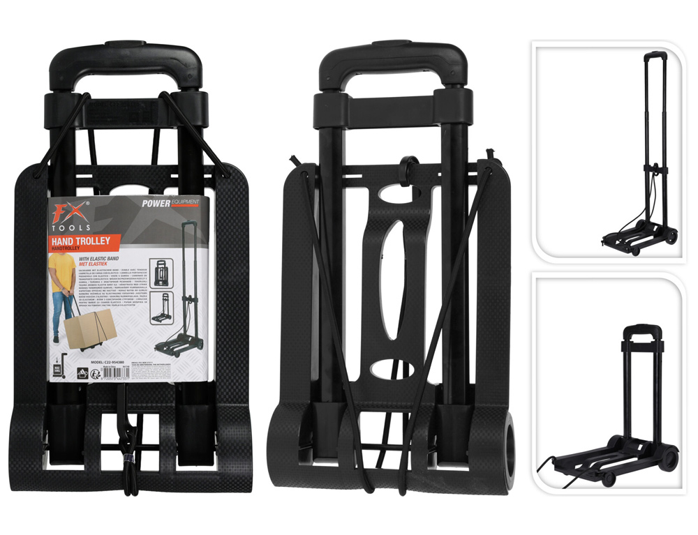 Πτυσσόμενα Καρότσια Μεταφοράς Carrier Steel And Pp With Strap Fx Tools C22954380