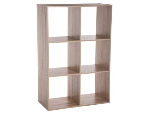 Ραφιέρες & Αποθηκευτικά Κουτιά 6 Cpt Wood Shelves Mix Nat 138909