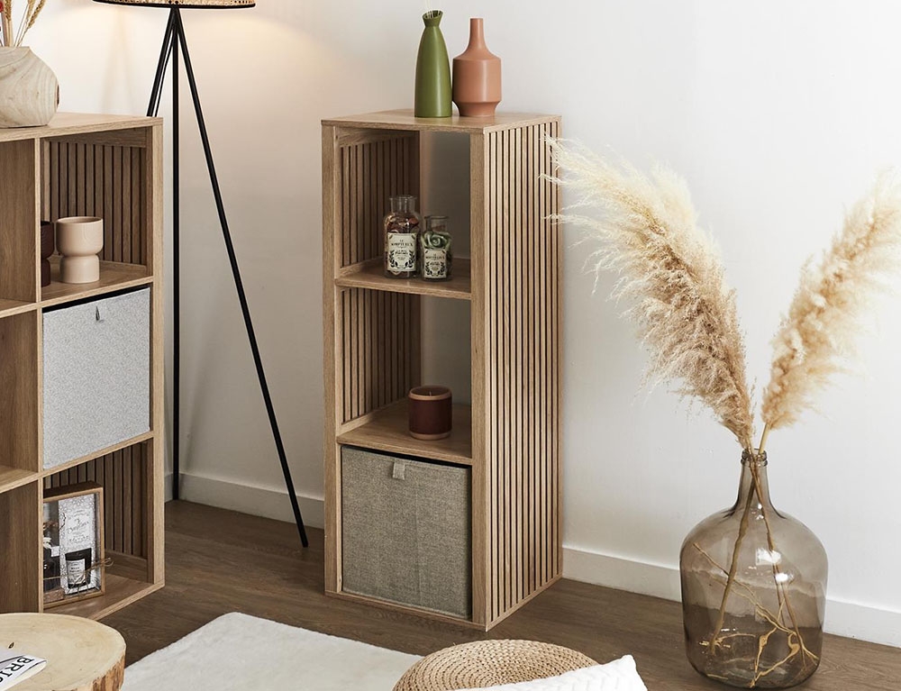 Ραφιέρες & Αποθηκευτικά Κουτιά Rangement Modulable 3 Cases Klaus M1 Hd0242Fs