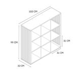 Ραφιέρες & Αποθηκευτικά Κουτιά Rangement Modulable 9 Cases Klaus M1 Hd0243Fs